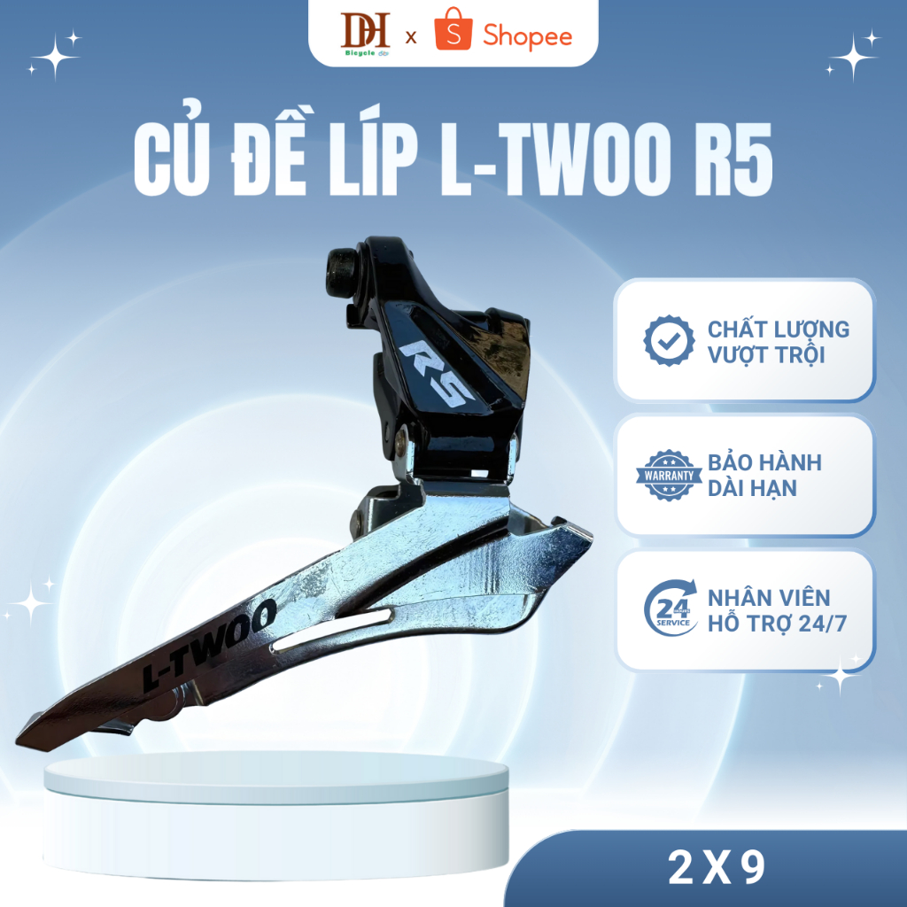 Củ đề ĐĨA xe đua nhãn hiệu L-TWOO R5 2x9