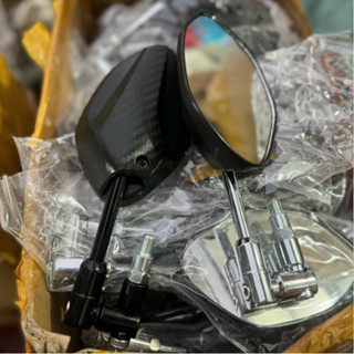 Gương gập,xoay 360 độ chân xoay nhôm cnc kèm kính kiểu ab zin