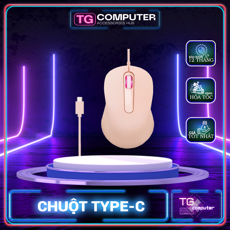 Chuột máy tính có dây kết nối cổng typec- Chuột cổng typec dành cho điện thoại, máy tính bảng, máy tính tiện lợi | BigBuy360 - bigbuy360.vn