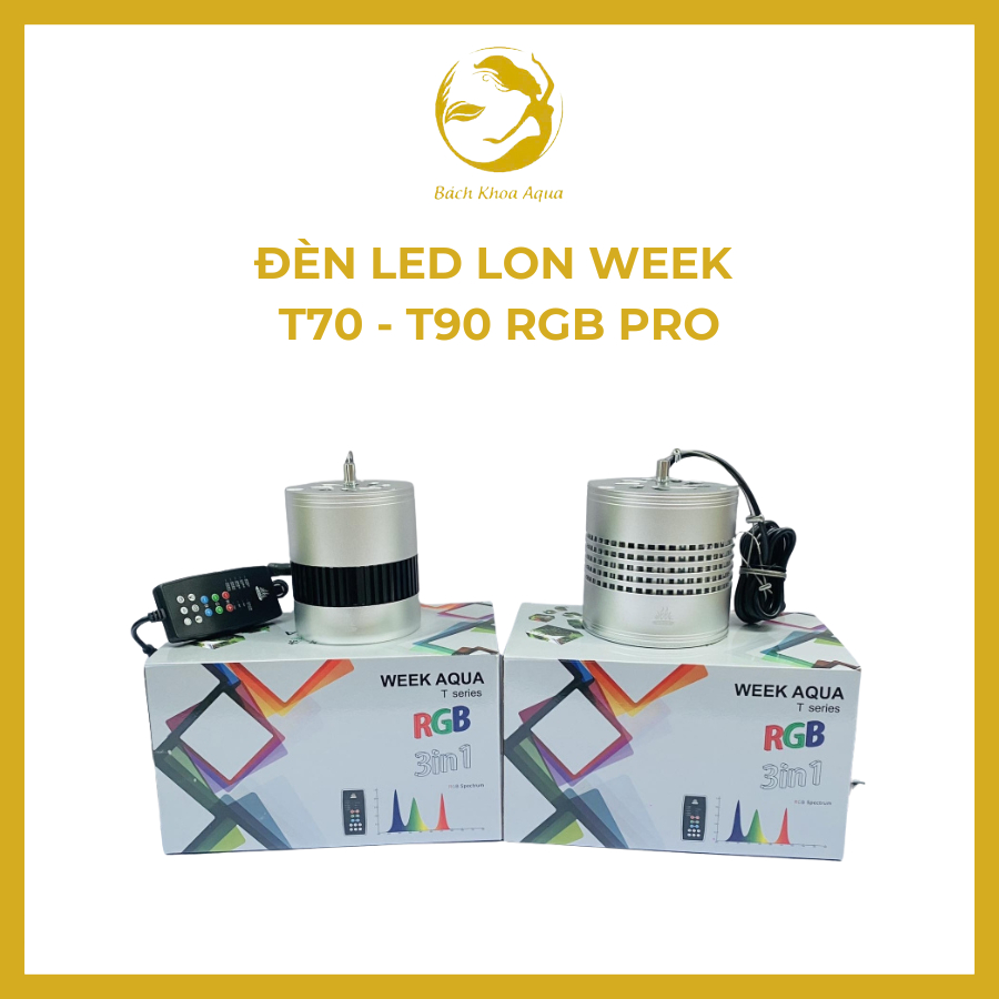 Đèn Led Lon Week T70 - T90 RGB Pro cho bể thủy sinh