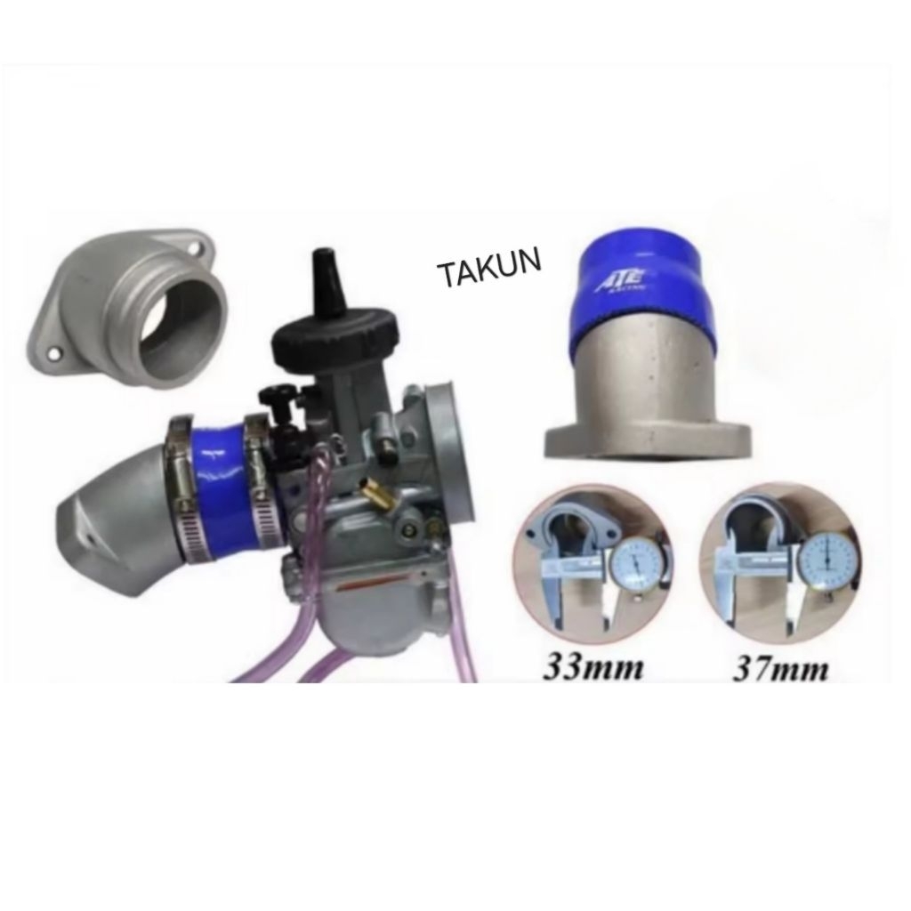 Co xăng, cổ hút gắn bình nắp chao, FCR, PWK... xe EXCITER 135 2010-2011....