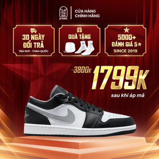 Giày Air Jordan 1 Low Smoke Grey V3 chính hãng cho nam nữ, JD1 Low Smoke Grey V3 real fullbox Present Original Sneaker
