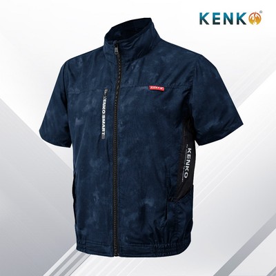 [ ÁO KHÔNG KÈM PIN + QUẠT ] Áo Điều Hòa Cộc Tay KENKO Asawind , Vải Gió Siêu Nhẹ Mềm Mát, Kiểu Dáng Trẻ Trung Thể Thao