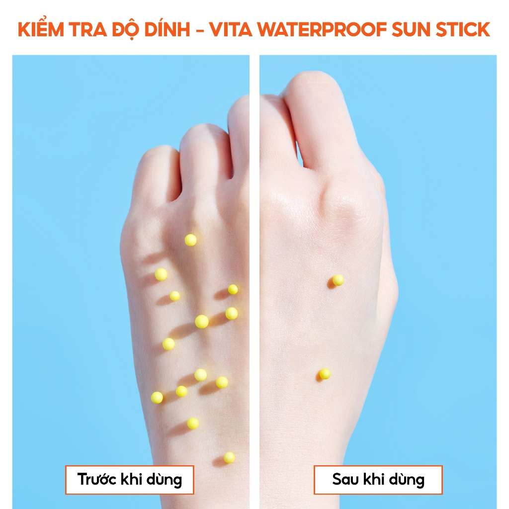 [Minisize] Sáp chống nắng chống nước và dưỡng ẩm Vita Waterproof Sun Stick SPF50+ PA++++ 11g | BigBuy360 - bigbuy360.vn
