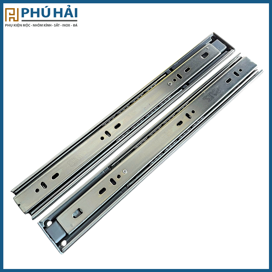 Ray Bi Giảm Chấn ZUB, Ray Trượt Hộc Tủ Giảm Chấn