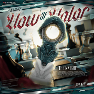   ROK  Keyrambit Knight  Mã  – Bộ Sưu Tập VOW OF VALOR – Cờ Vua Fantasy – Kèm Đế & Mũ – Nhựa In 3D Cao Cấp 