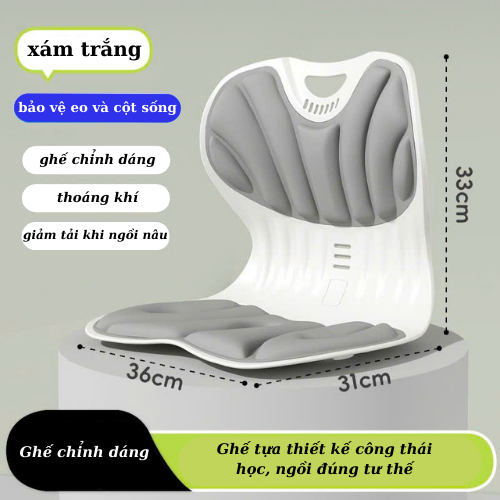 Tựa lưng công thái học thiết kế thông minh giúp ngồi đúng tư thế sang trọng, Ghế tựa chỉnh dáng thiết kế cho mọi người