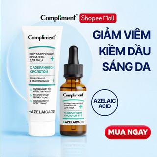  Combo Azelaic Acid Compliment Corrective | Serum + Kem Dưỡng Giảm Mụn – Mờ Thâm – Làm Sáng Da 
