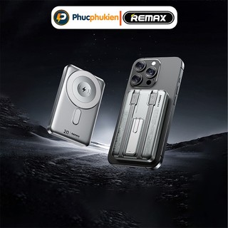  Sạc dự phòng 10000mAh sạc không dây mAgsafe Remax CX-2   có ccc   tích hợp 2 dây sạc - Phúc Phụ Kiện 