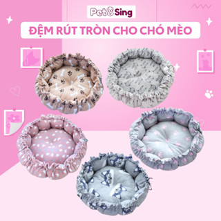 Nệm Cho Chó Mèo Rút Tròn Đơn Giản Nhiều Hình - Ổ Nằm Cho Chó Mèo Thú Cưng