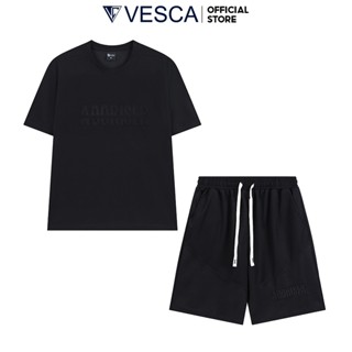 Bộ Đồ Nam Mùa Hè Vải Waffle Co Giãn 4 Chiều Mát Mẻ Thoải Mái Vận Động Thời Trang Hè 2025 VESCA J44