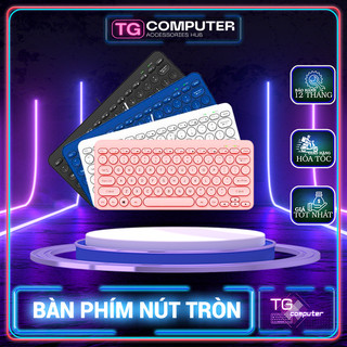  Bàn phím mini nút tròn màu hồng trắng đen xanh CÓ DÂY giá rẻ dành cho máy tính laptop mỏng siêu đẹp Vi tính TG K003800 