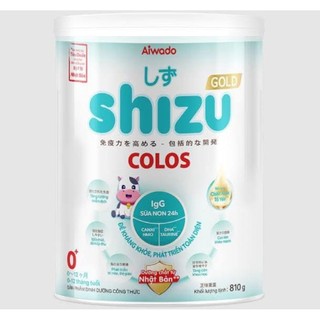 Shizu Colos 0+ 810g - đề kháng khoẻ, phát triển toàn diện [ Date 11/2027]