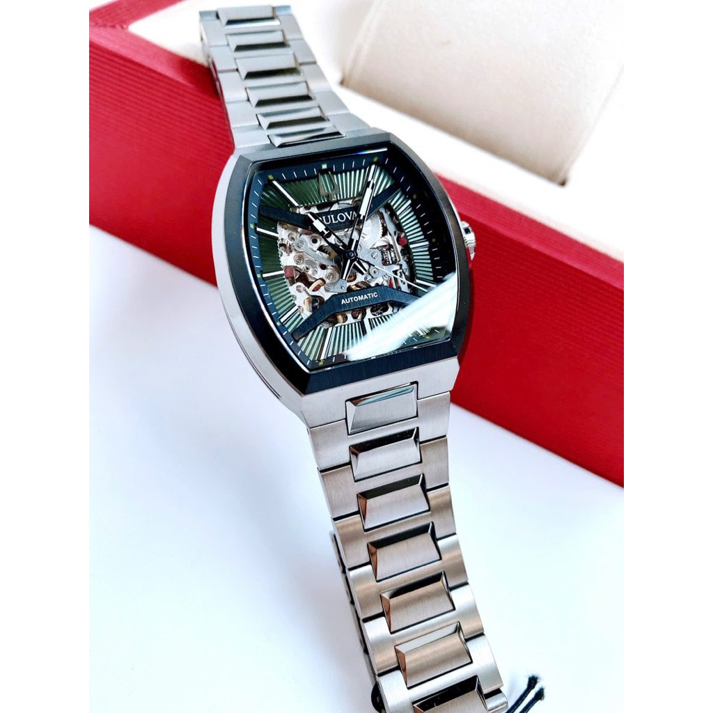 Bulova 98A321 Automatic Size 41 Green Dial