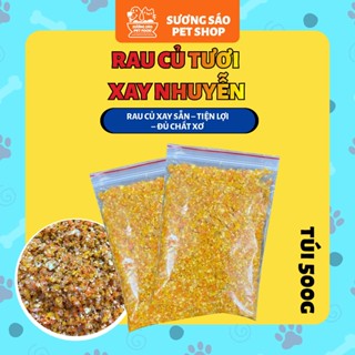 Túi 500g Rau Củ Quả Xay Nhuyễn, sạch sẽ và tiện lợi nấu pate | Sương Sáo Shop