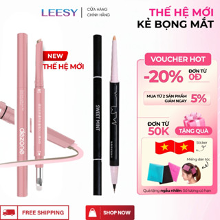 Bút kẻ bọng mắt 3D DEZONE bản nâng cấp 3in1 Bút kẻ mắt vẽ bọng mắt Sweetmint 3WB hightlight tự nhiên