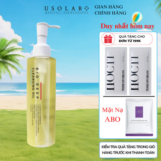 Dầu tẩy trang Usolab -  BIO DEEP CLEANSING OIL Giúp làm sạch sâu và giữ ẩm cho mọi loại da 200ml
