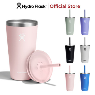 Ly giữ nhiệt Hydro Flask 828ml Around Tumbler Straw Lid 28 oz kèm ống hút, chính hãng, an toàn