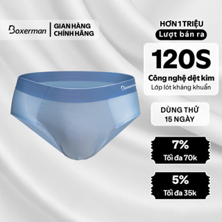 Quần sịp nam tam giác SLIP/XANH thun lạnh cao cấp BOXERMAN