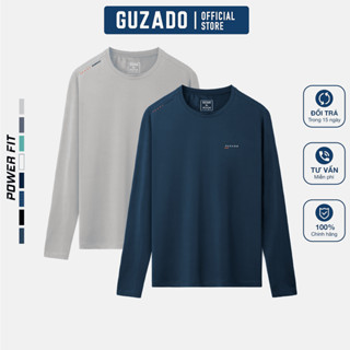 Áo Sweater Giữ Nhiệt Nam Dài Tay GUZADO, Vải Heattech Cao Cấp, Co Giãn, Chống Nhăn Giữ Form GDT02