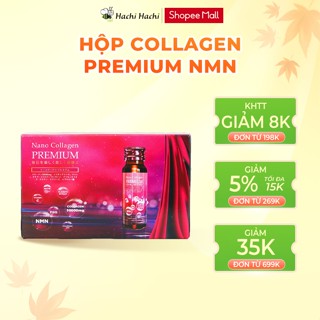 TPBS: Nước uống Nano Collagen Premium NMN 50mlx10 chai, hỗ trợ giảm lão hóa, giảm nhăn, da sáng mịn