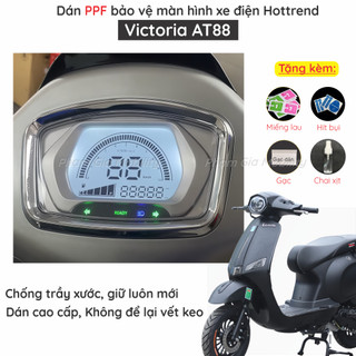 Miếng dán màn hình mặt đồng hồ xe Victoria AT88 VIRAL loại PPF trong, nhám giúp chống trầy xước, tự phục hồi