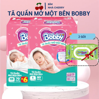Tã/bỉm quần mở một bên BOBBY đanh cho bé Sơ sinh NB70+6 / S80 – Chính Hãng Cho Bé Sơ Sinh, Mềm Mại