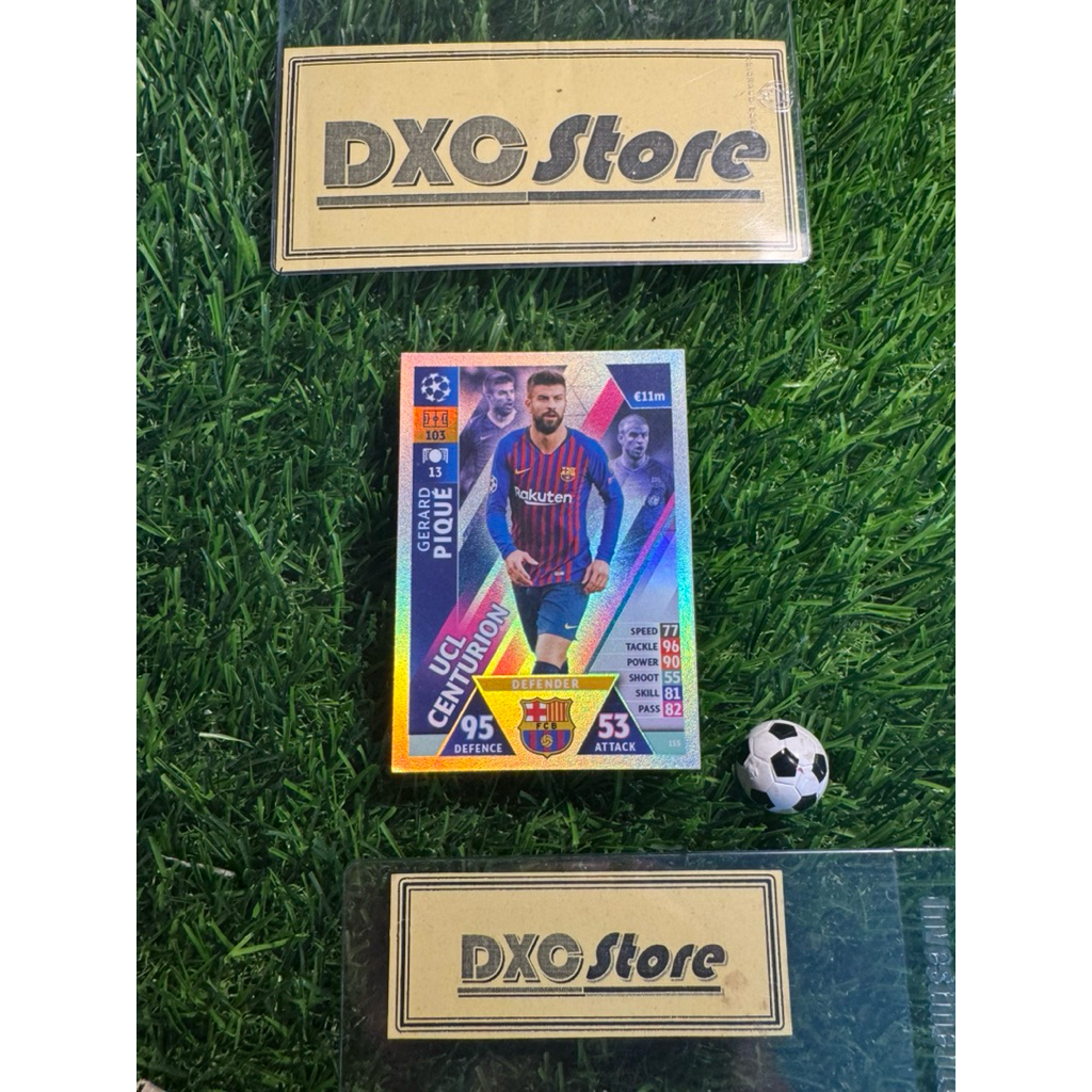 [ CHÍNH HÃNG ] - UCL CENTURION - TOPPS MATCH ATTAX UCL 2019 - GERARD PIQUE (BARCELONA)