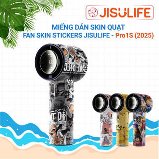   Hàng có sẵn  Miếng Dán Skin cho quạt cầm tay cao cấp JISULIFE Life Pro1s 2025 nhãn dán họa tiết dễ thương 