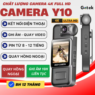 Camera Mini 4K, Ghi Âm, Chụp Ảnh, Quay Chống Rung Quang học, Kết Nối Wifi Điện Thoại , Pin 10 Tiếng