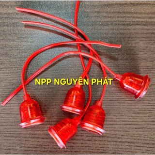 [Nguyên Phát] Bóng Và Đuôi Đèn Led Trái Ớt Có Đủ Màu E12