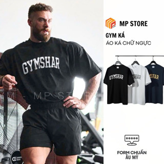 Áo Thun Thể Thao Nam Form Rộng Cotton Oversize In Chữ Giữa Ngực 2025