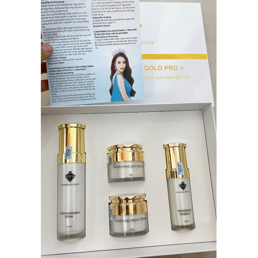 Kem Diamond Luxury Gold Pro+  mẫu 2025 Mẫu mới