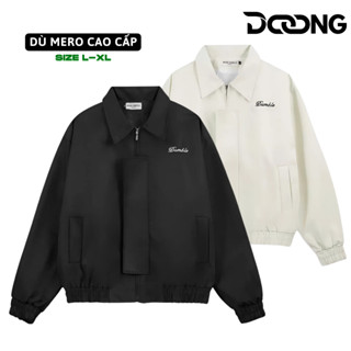  Áo khoác dù DUMBLE THÊU nam nữ unisex KD04 Áo dù mero cao cấp 2 lớp trendy basic dày dặn DOONG 