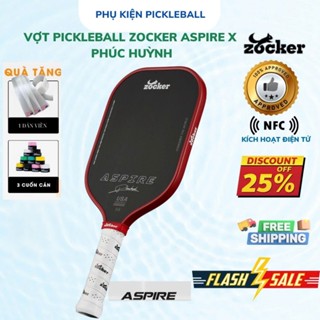 ( HÀNG CHÍNH HÃNG ) VỢT PICKLEBALL ZOCKER ASPIRE x PHÚC HUỲNH - SIÊU PHẨM CHUẨN USAPA