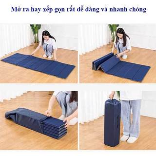 Nệm đệm gấp văn phòng, Nệm cho học sinh ngủ bán trú ở trường, Đệm ngủ trưa văn phòng, Nệm ngủ gấp gọn 1 - 2 người nằm