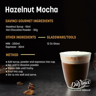 Siro Hương Quả Phỉ / Classic Hazelnut Syrup - DaVinci Gourmet (750ml)