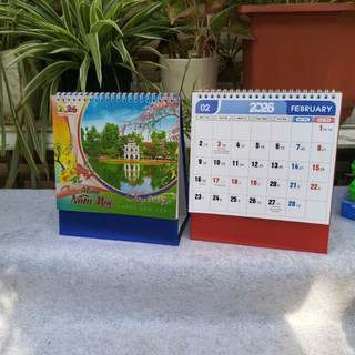 Lịch 2026 , lịch để bàn  2026  khổ 16*24cm và 24*16cm (vpp Tritin)