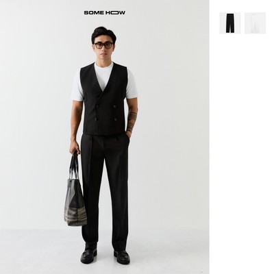  Quần Tây Straight Sidetab Wedding, Chất Vải Cotton Spandex Thoải Mái, QT0037, SOME HOW STORE