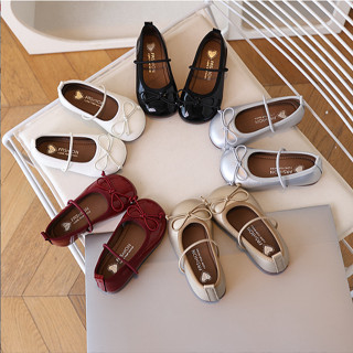 Giày Công Chúa Bé Gái Đính Nơ Thời Trang Đế Mềm Phong Cách Thời Trang Mới ( thân nơ dây thun ))