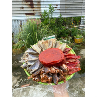  COMBO 500G 5 LOẠI KHÔ CÁ VỊ MẶN NGỌT KHÔ CÁ LÙ ĐÙ KHÔ CÁ THU ĐỎ TUỔI THƠ 