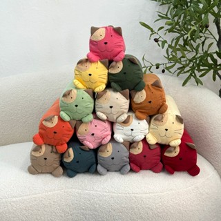 GỐI ÔM MÈO MẮT ĐỐM 40CM HIKOSEN CARA