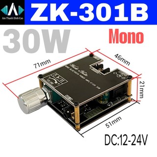  ZK-301B Mono 30W APP Wuzhi Mạch khuếch đại âm thanh Bluetooth 5.3 TWS Diy 