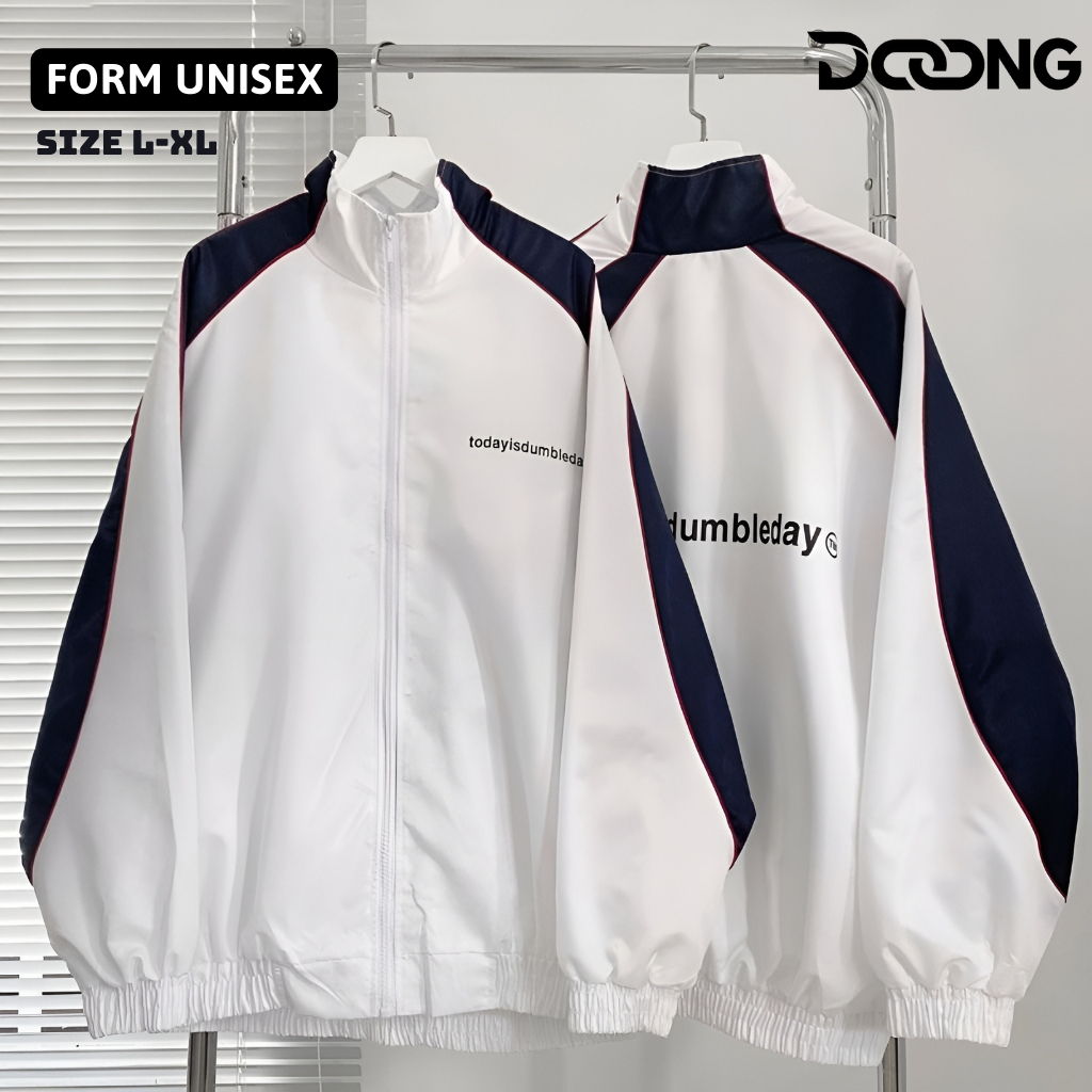 Áo Khoác Dù TODAY IS DUMBLE DAY Unisex Nam Nữ Chất Dù 2 Lớp KD17 Áo Khoác Bomber Cổ Đứng Form Rộng P