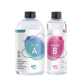  1 Kg Keo Epoxy Resin Trong Suốt Khô Nhanh Tỷ Lệ 3:1 Làm Đồ Thủ Công Trang Sức Đổ Khuôn DIY - 1KG 