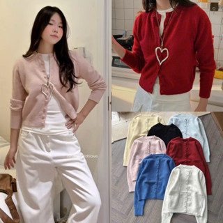  Áo cardigan len dày dặn cúc bọc tay dài style Hàn  hàng QC loại 1  