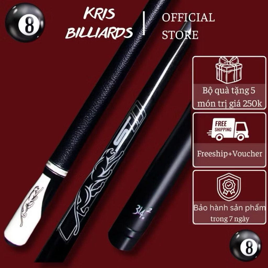 Cơ bida Jaguar Preoaidr Carbon S11 2024 tặng kèm combo pkien 300k