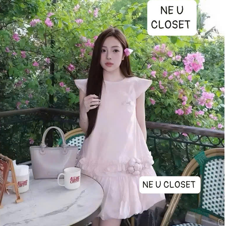 [HÀNG THIẾT KẾ] Váy babydoll dáng bí đầm bí đầm babydoll váy nữ sang chảnh đầm suông đầm bầu váy bí 