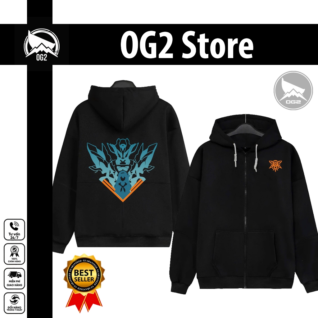 Áo sweater khoác hoodie nỉ Honkai Star Rail Firefly - Feixiao Vinny Hong Manhwa - Team Black Jinx - 