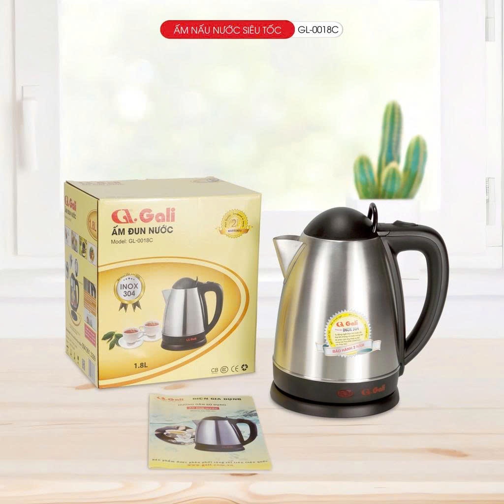 Bình đun siêu tốc GALI 1.8 lít GL-0018C